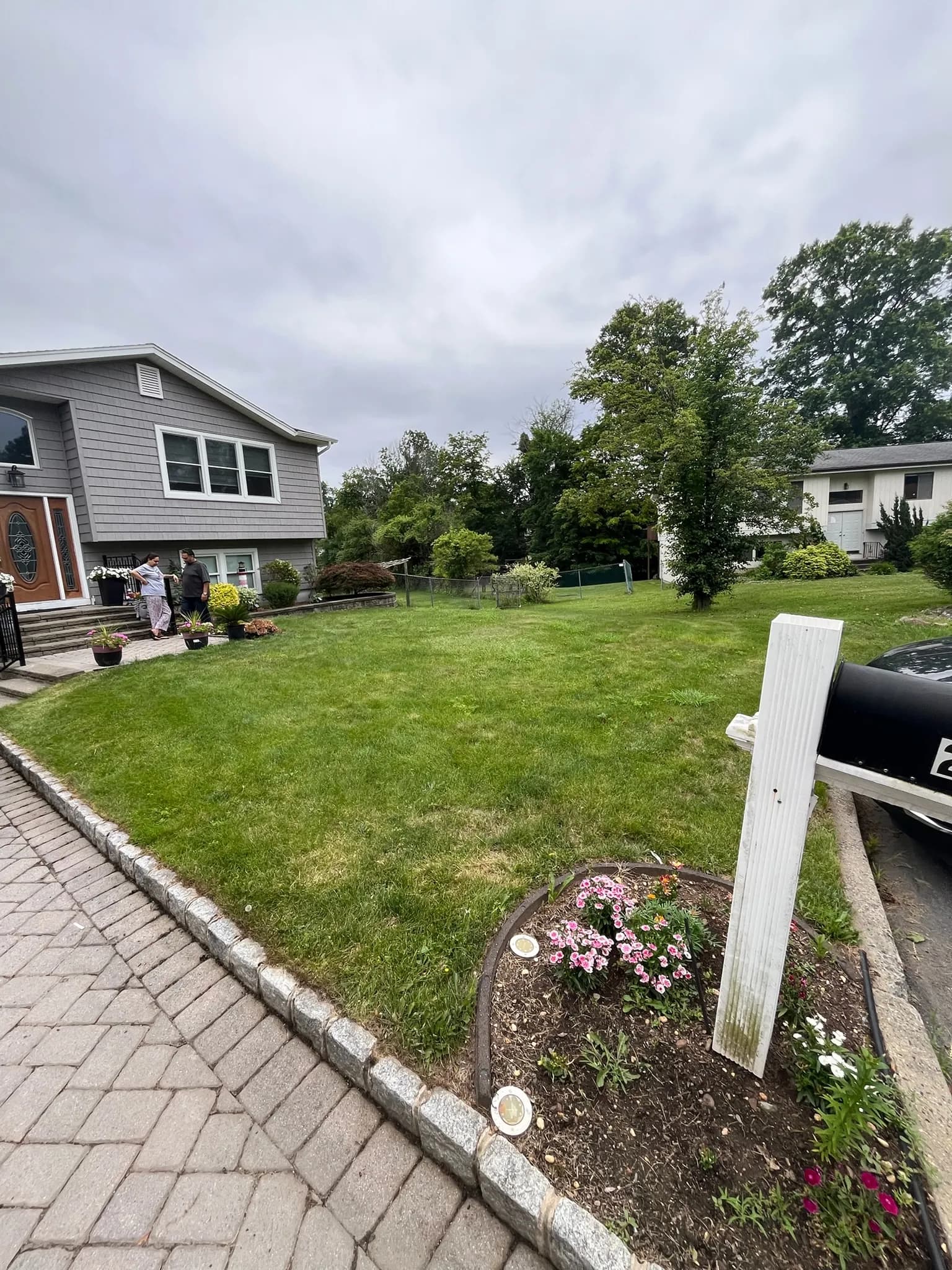 Front yard refresh, before and after — before