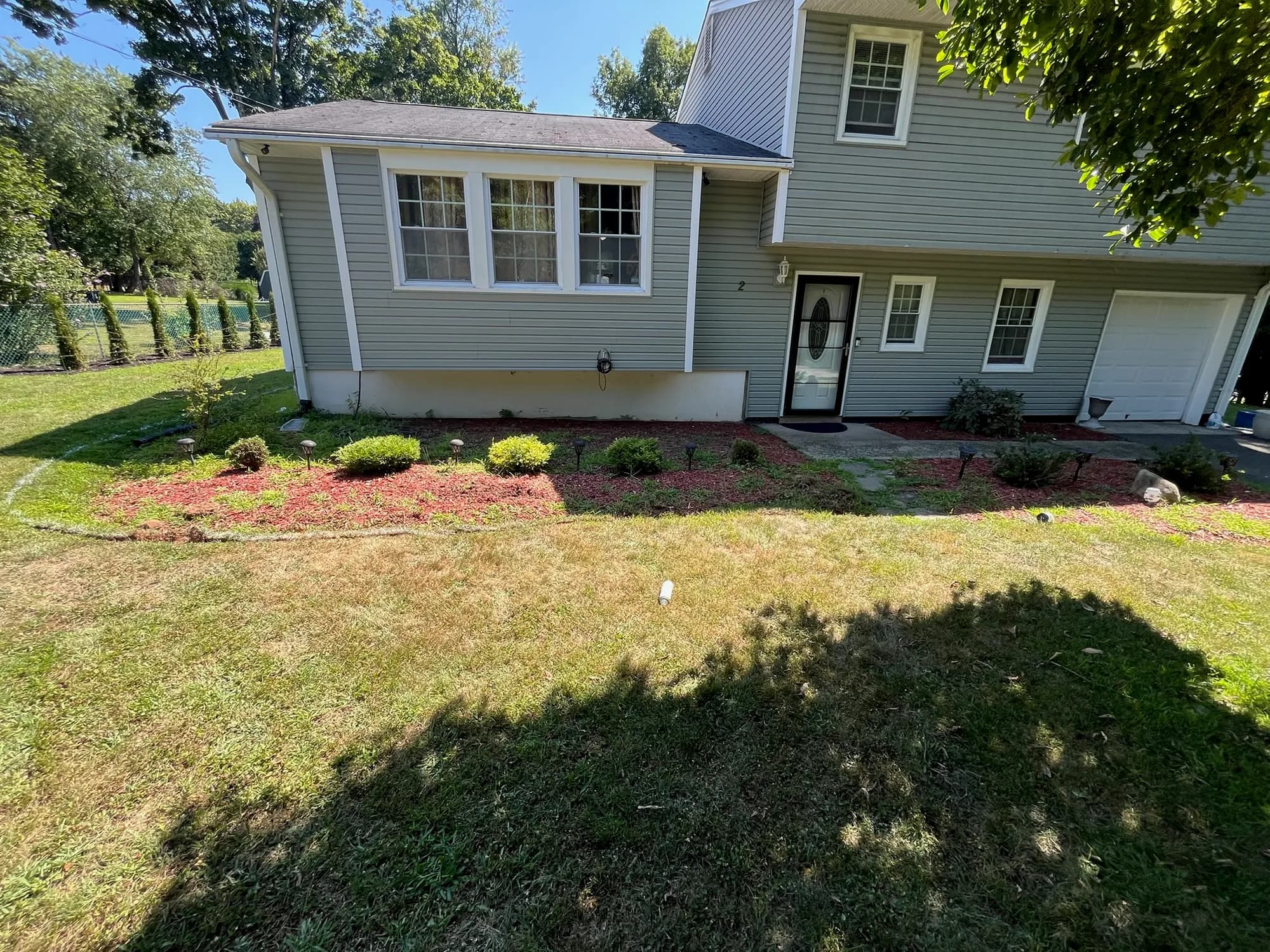 Front yard transformation, before and after — before