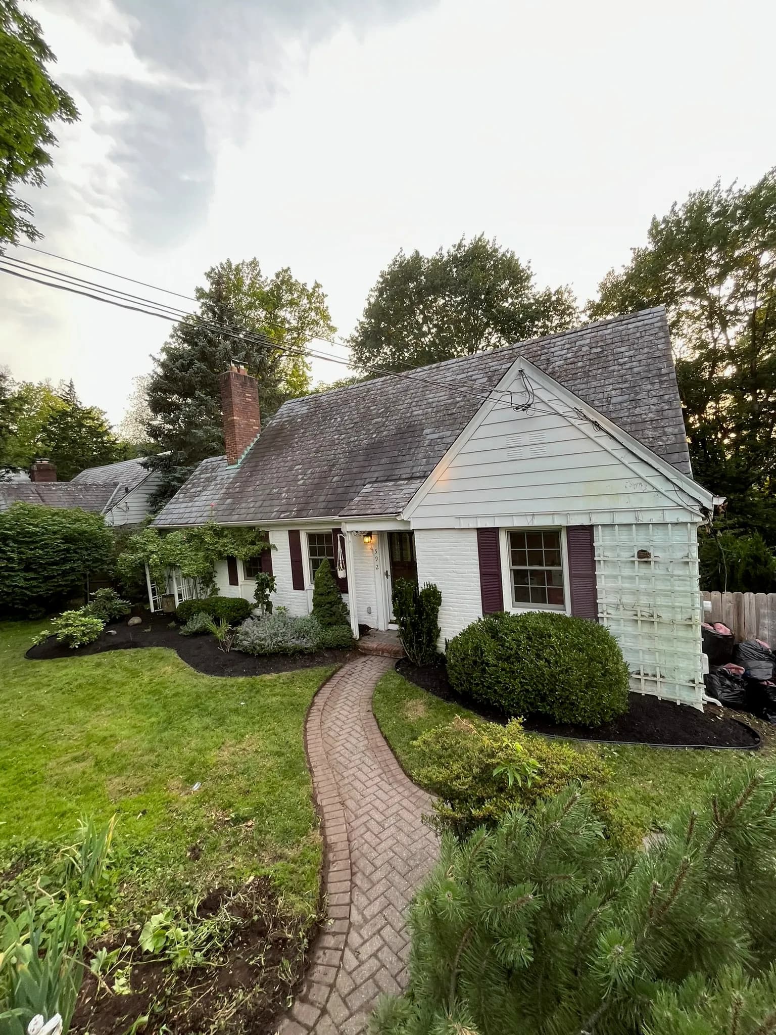 Yard makeover, before and after